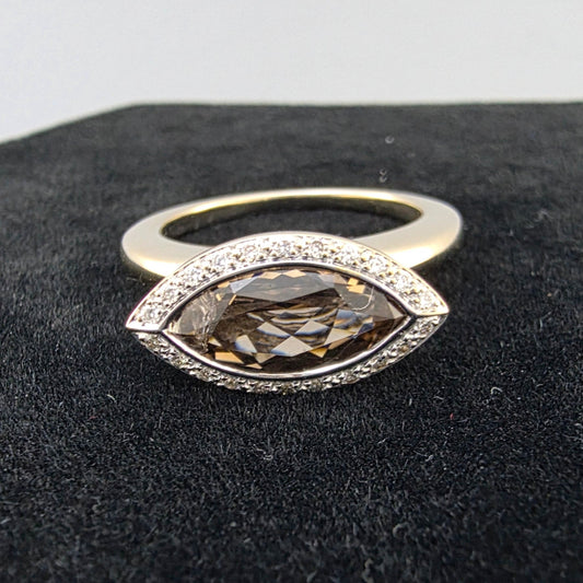 Smokey Topaz Ring