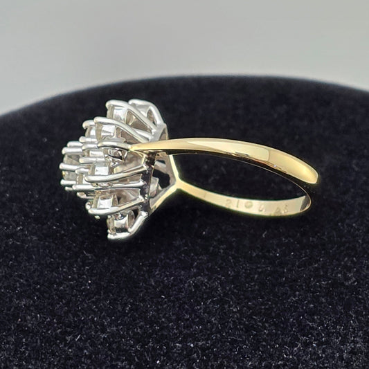 Two Tone Cluster Ring