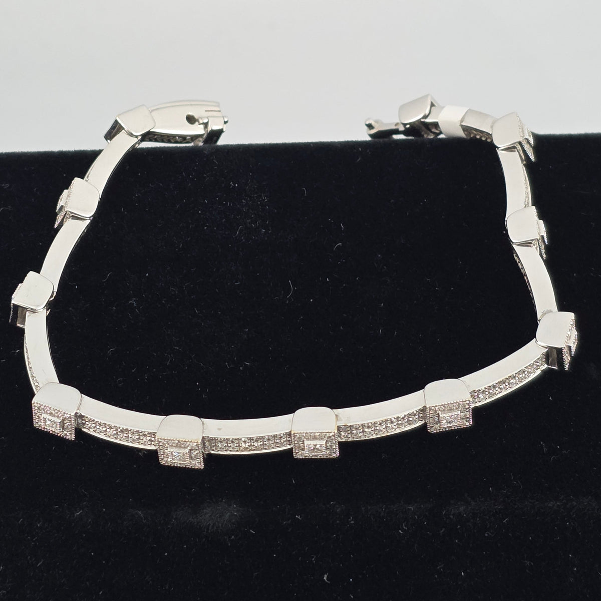 Diamond Square Bracelet