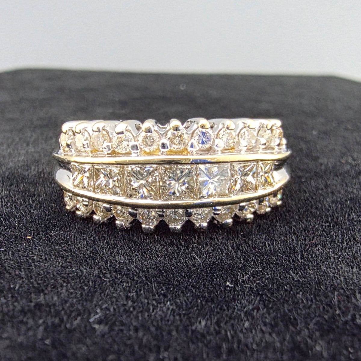 Two Tone Diamond Ring