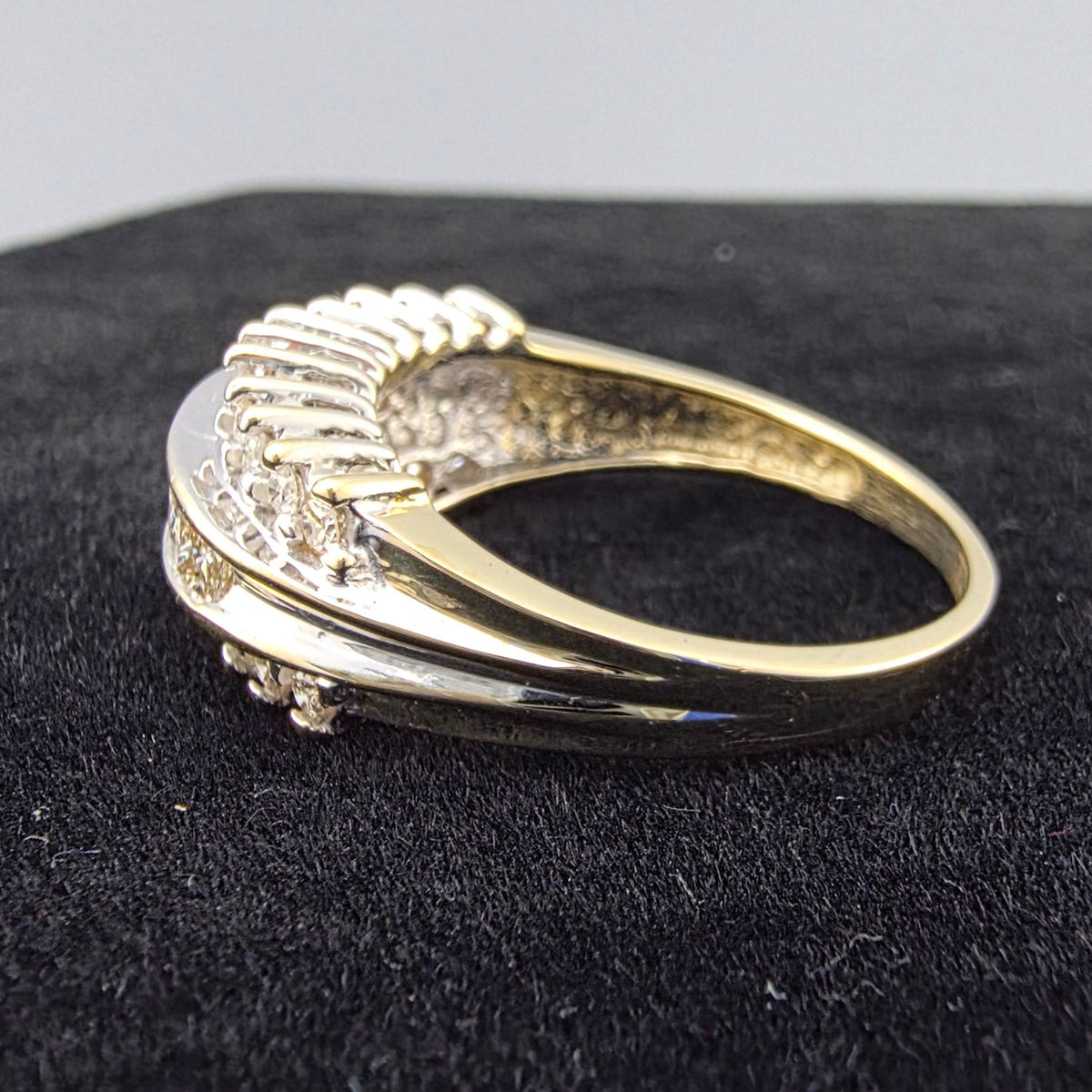 Two Tone Diamond Ring