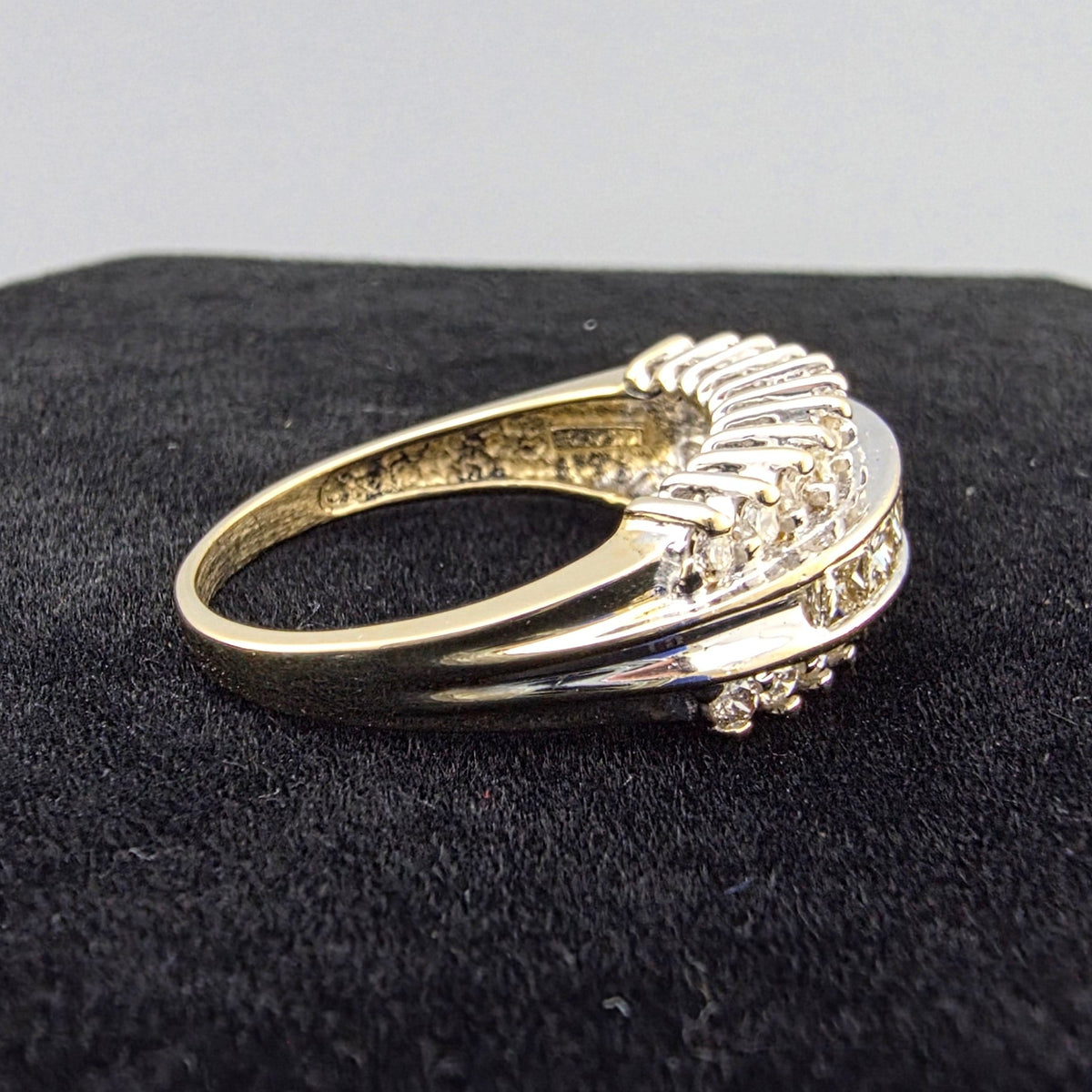 Two Tone Diamond Ring