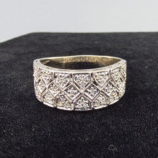 White Gold Antique Ring