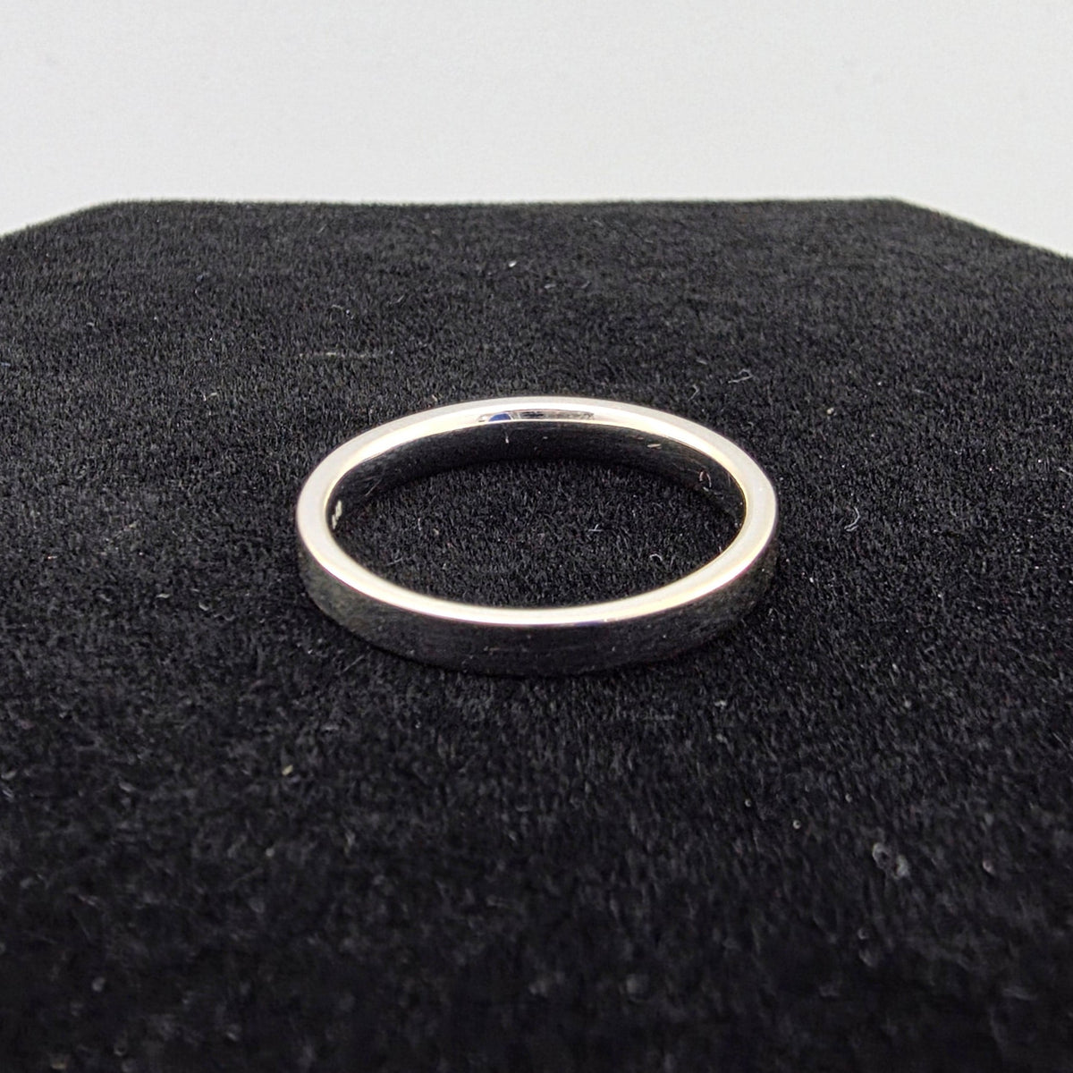White Gold Channel Set Band
