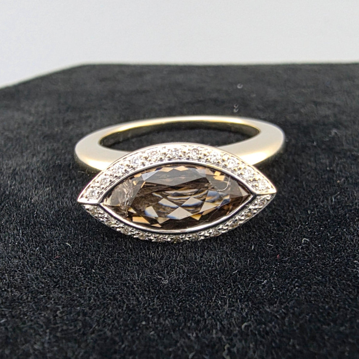 Smokey Topaz Ring