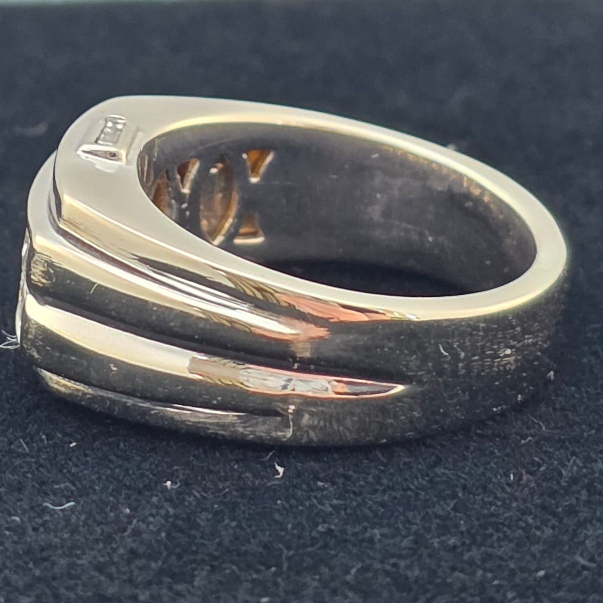 White Gold Invisible set Band
