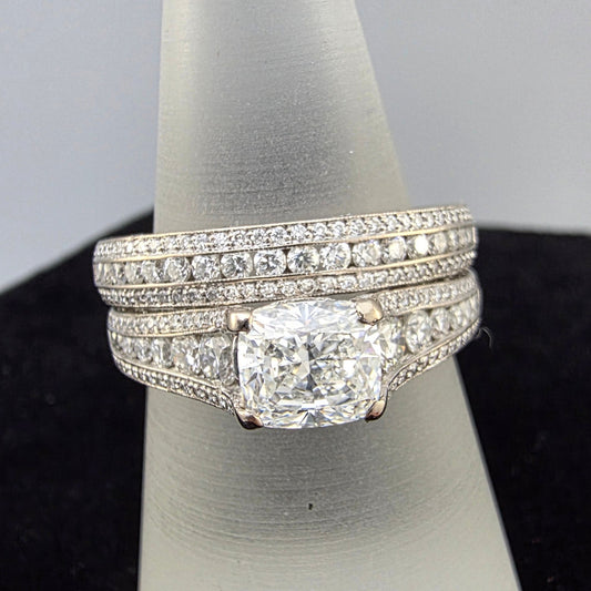 White Gold Tacori Wedding Set