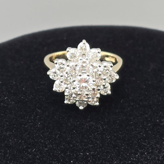 Two Tone Cluster Ring